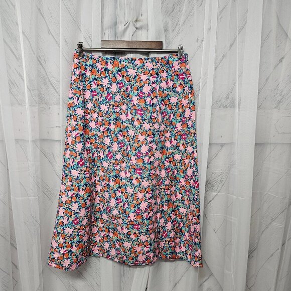 LOFT Floral Midi Skirt - Picture 13 of 13